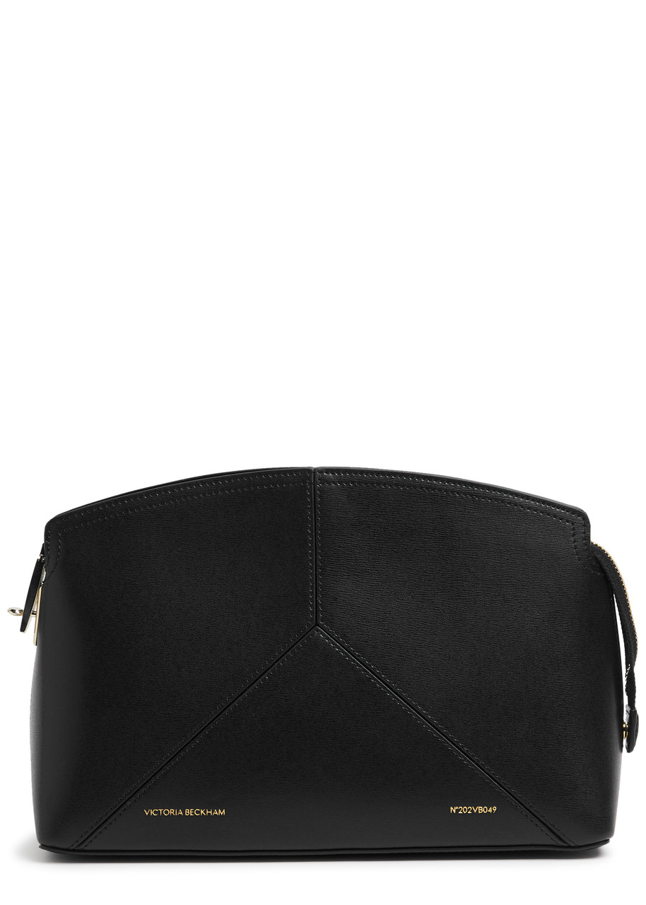 Victoria Beckham Classic Leather Clutch In Black