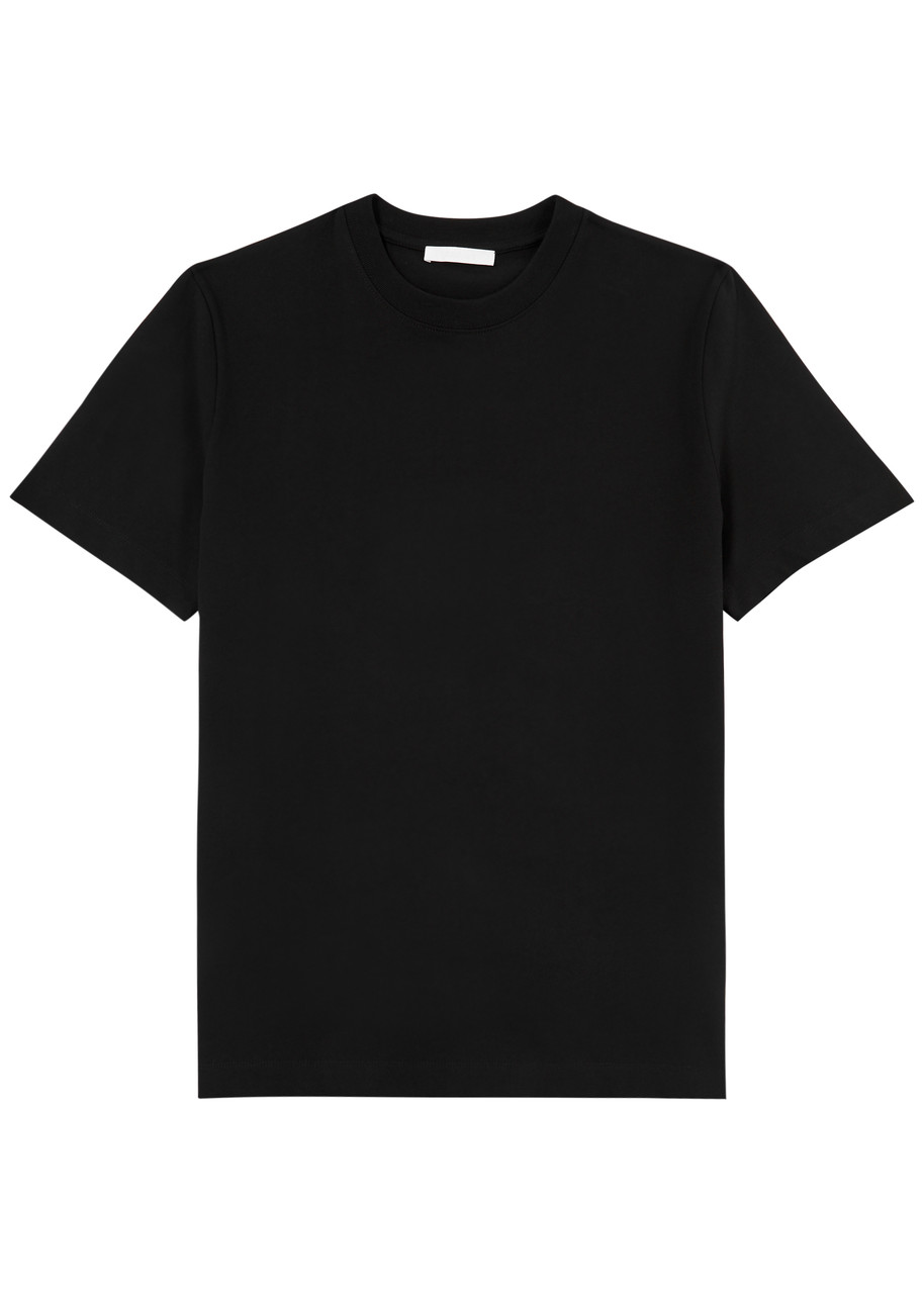 Helmut Lang Logo-print Cotton T-shirt In Black