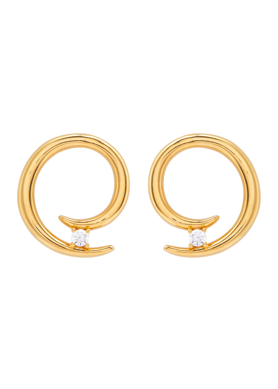 Grande Charmeur Gold Vermeil Drop Earrings