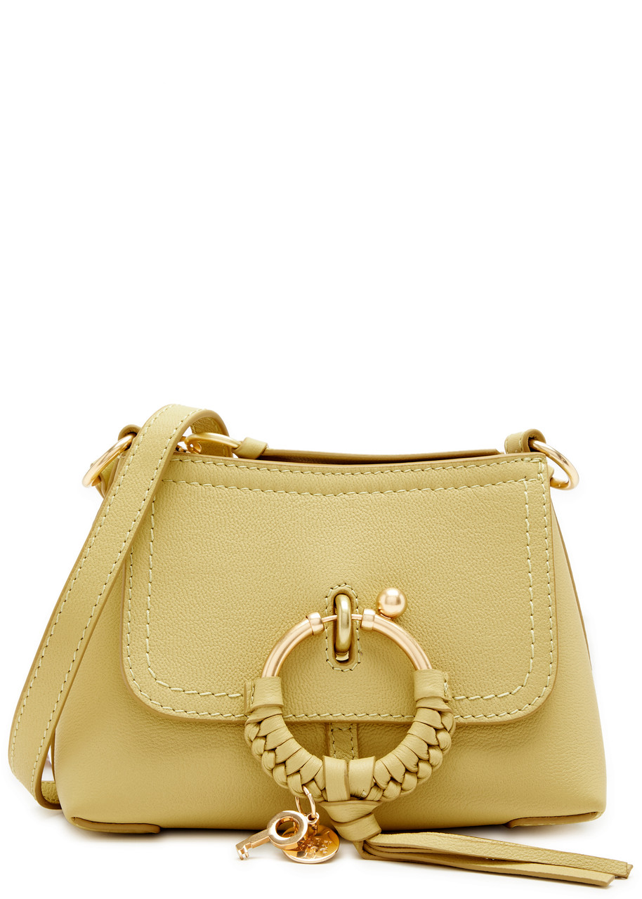 See By Chloé Joan Mini Leather Cross-body Bag In Yellow