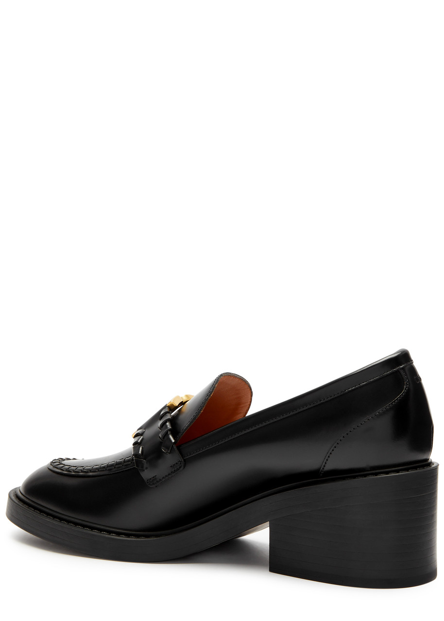 Chloé Chloe Marcie 65 Leather Loafers In Black