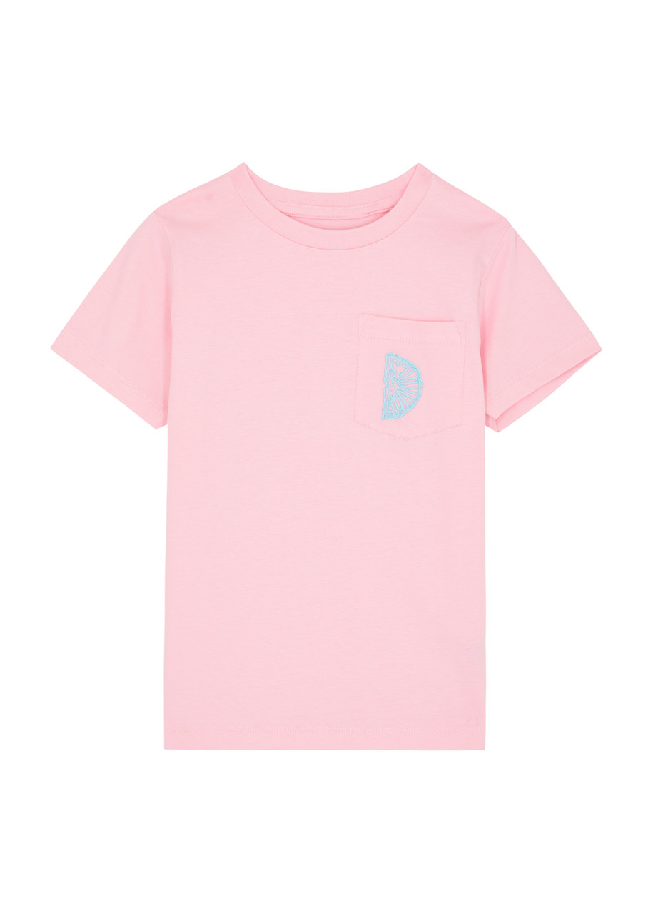 Shop Boardies Kids Ice And Slice Cotton T-shirt In Pink