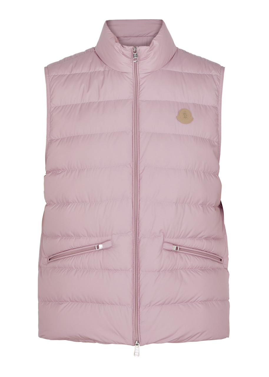 Moncler Lechtal Quilted Shell Gilet - Pink - 5 (UK44 /xxl)