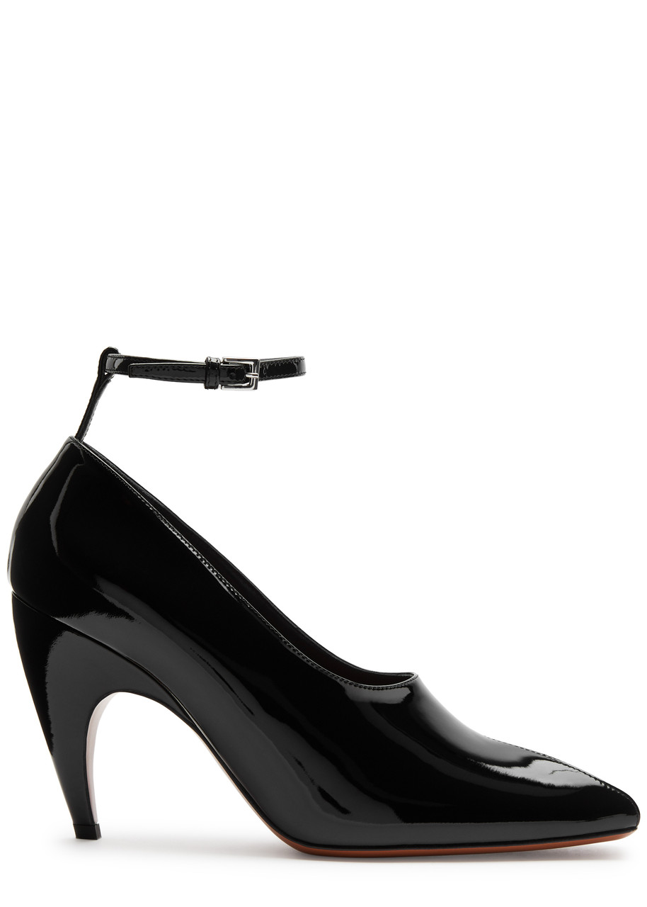 Shop Alaïa 90 Patent Leather Pumps In Black