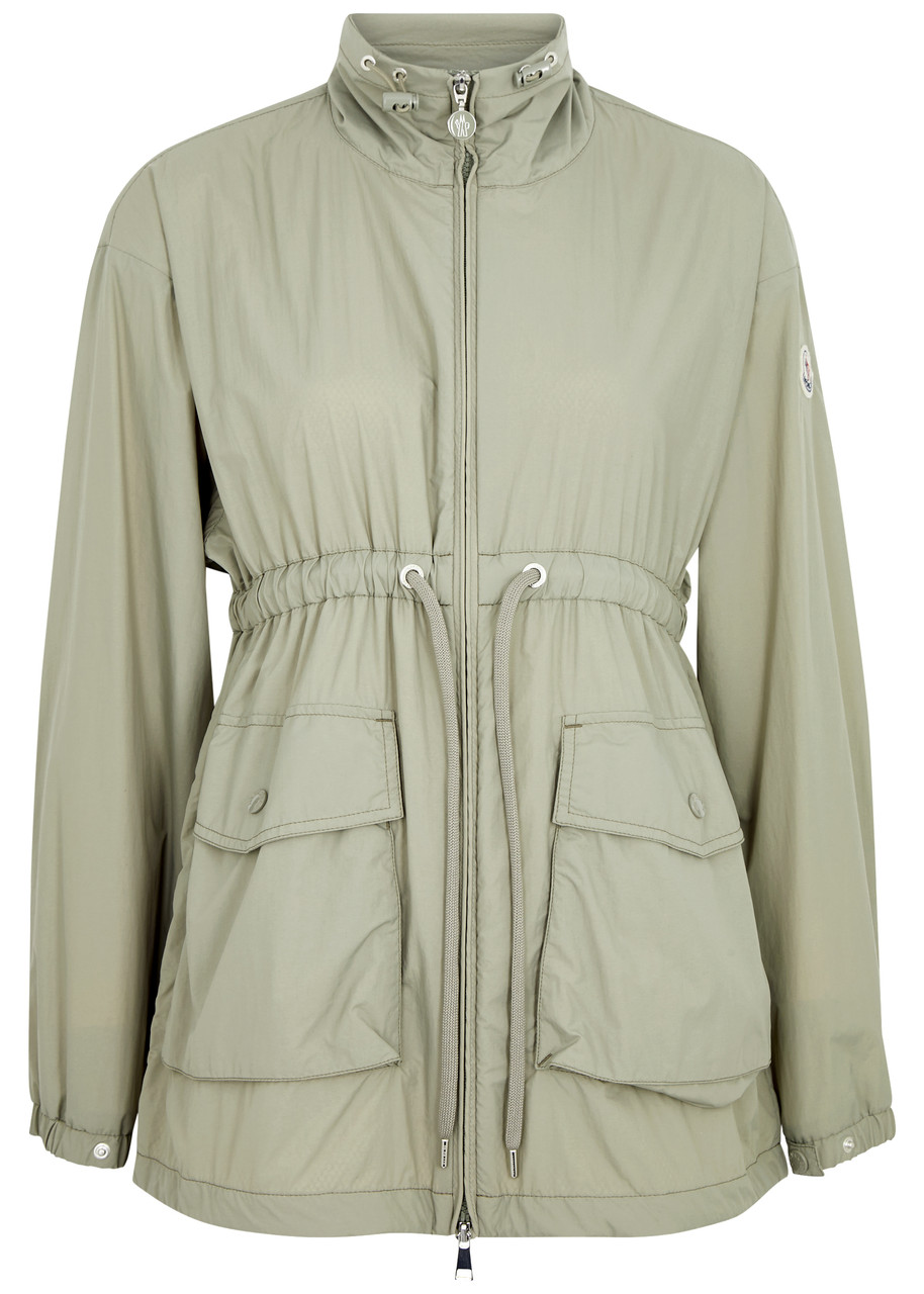 Moncler Iadi Poplin Nylon Jacket - Sage - 4 (UK 16 /xl)