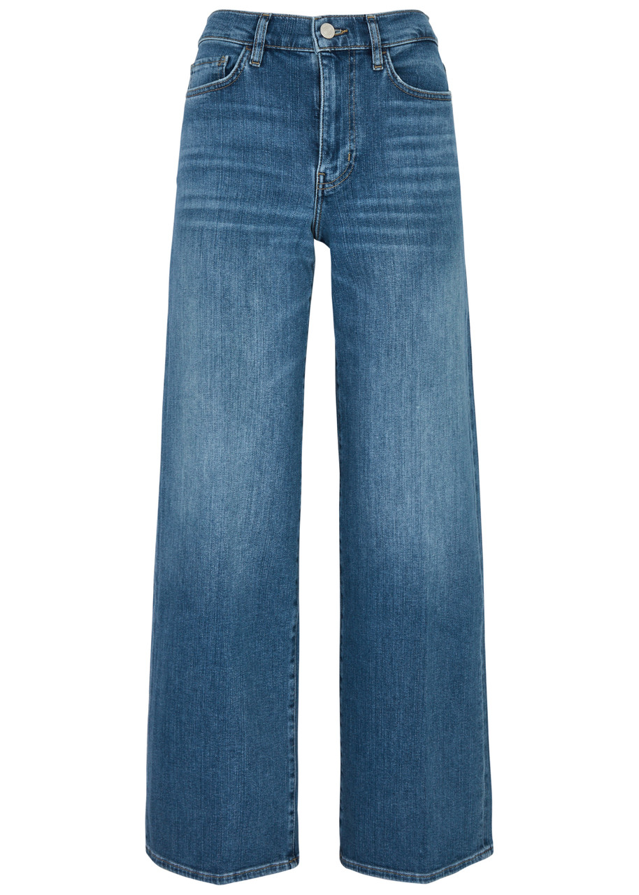 Frame Le Slim Palazzo Wide-leg Jeans - Dark Blue - W27 (W27 / UK8-10 / S)