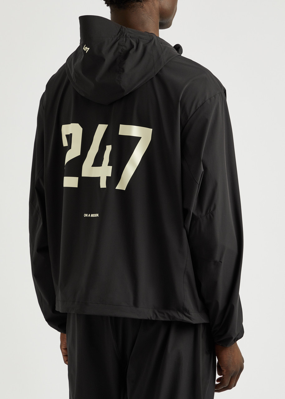  Represent 247 Hooded Shell Jacket - Black - L 
