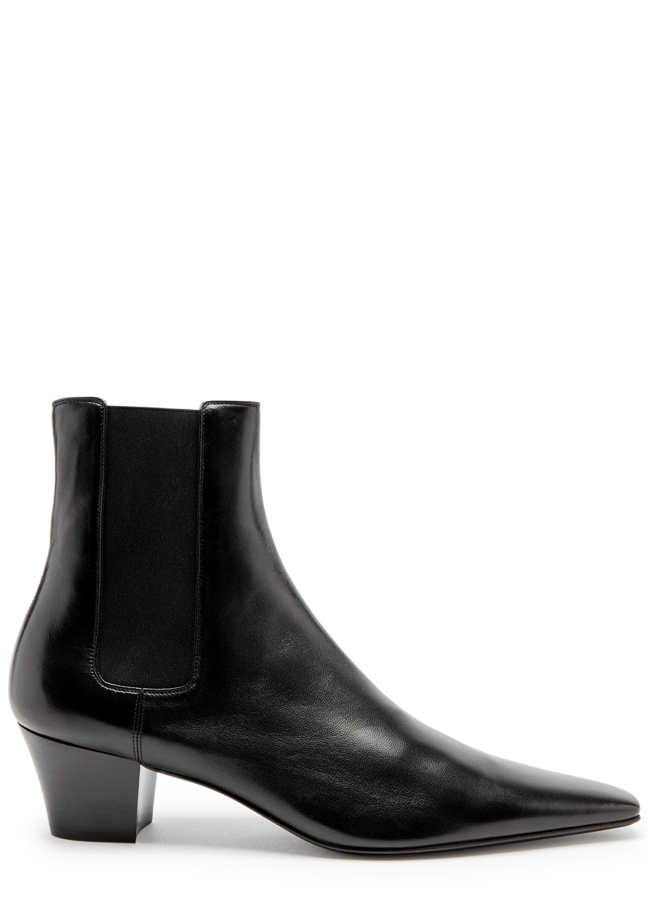 Saint Laurent Rainer 55 Leather Chelsea Boots – Black – 41 (IT41 / UK7) Saint Laurent Rainer 55 Leather Chelsea Boots – Black – 41 (IT41 / UK7)