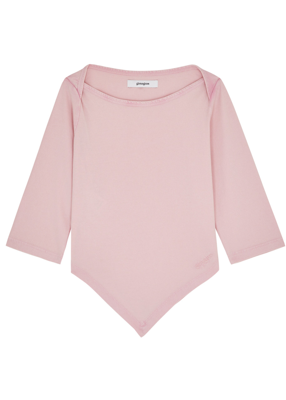 Gimaguas Soana Logo Cotton Top In Pink