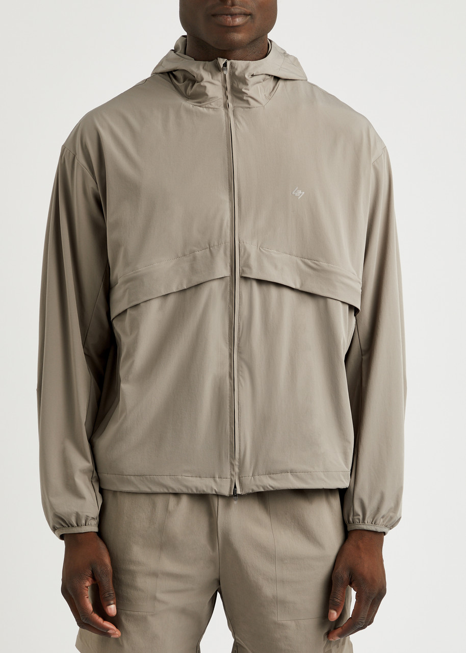  Represent 247 Hooded Shell Jacket - Grey - L 