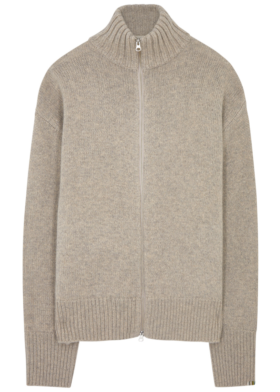 extreme cashmere n°310 Shell cashmere cardigan - Grey