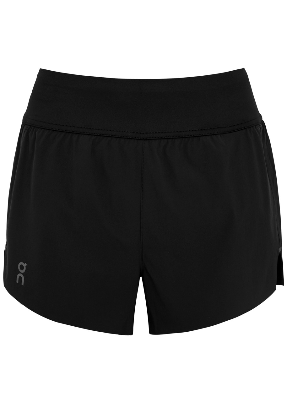 Shop On Running Stretch-nyl Shorts In Black
