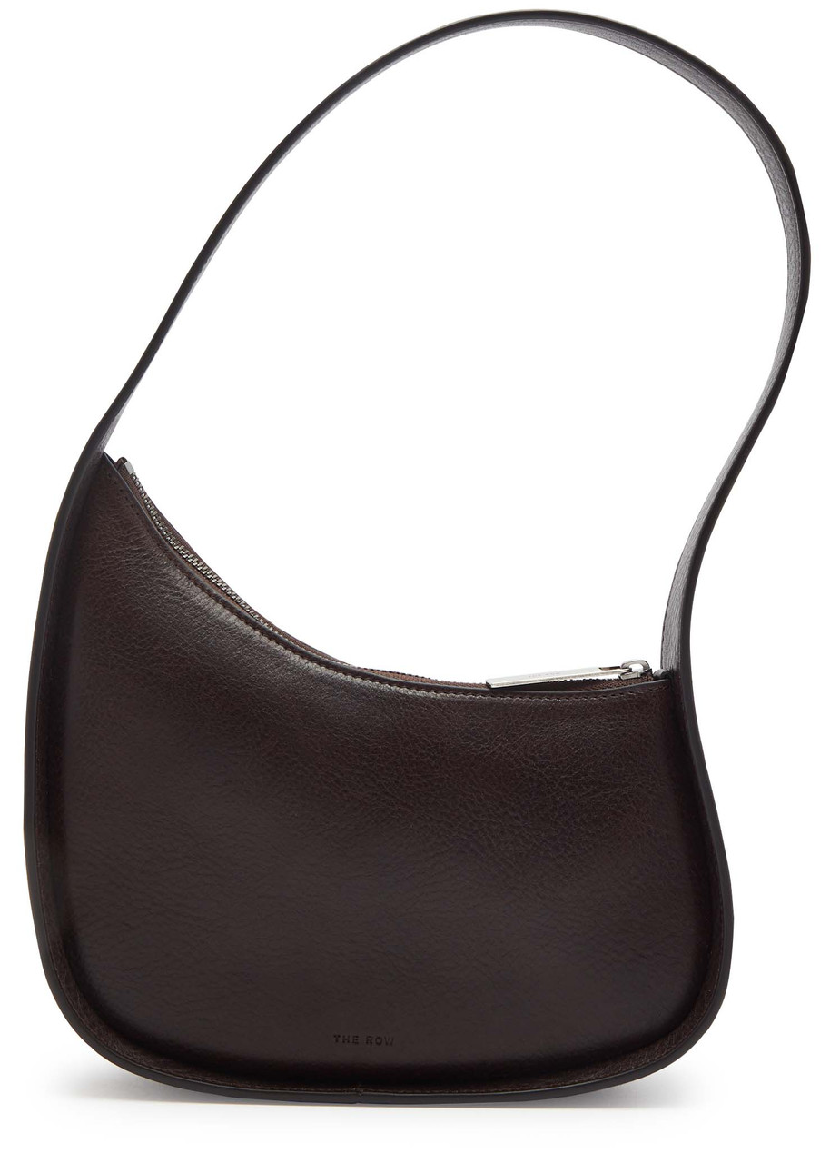 Half Moon Leather top Handle bag