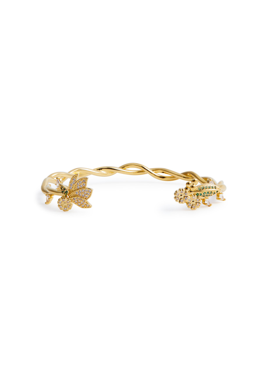 Bloom 12kt Gold-plated Cuff