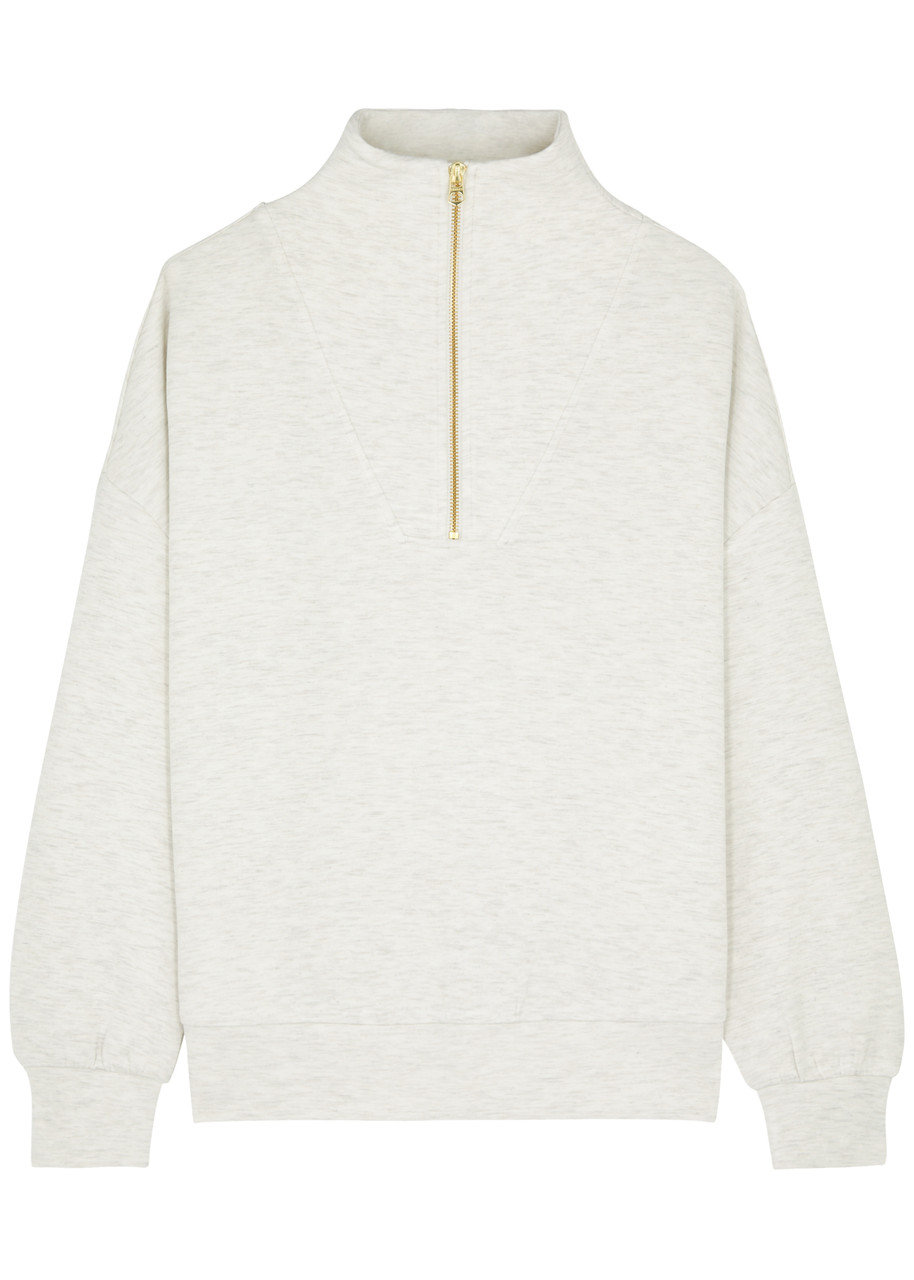 Hawley Half-zip Stretch-jersey Sweatshirt