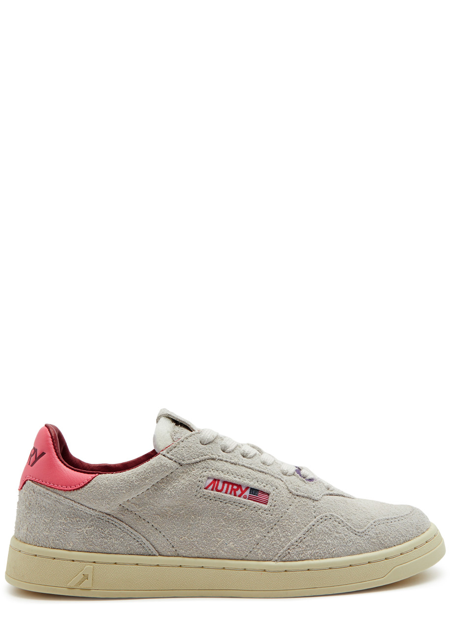 Medalist Flat Panelled Suede Sneakers