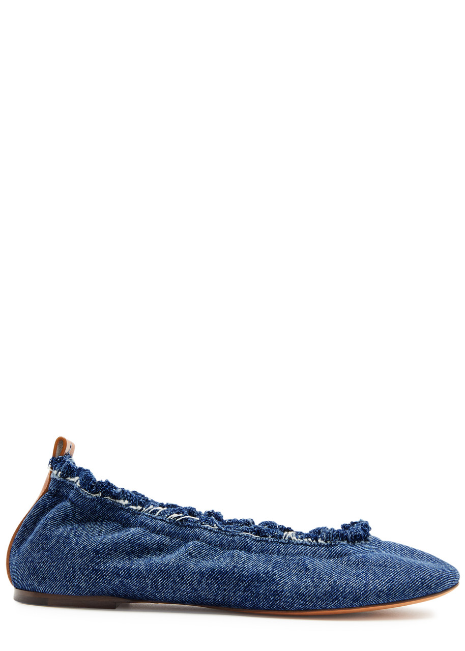 Lanvin Denim Ballet Flats - 36 (IT36 / UK3)
