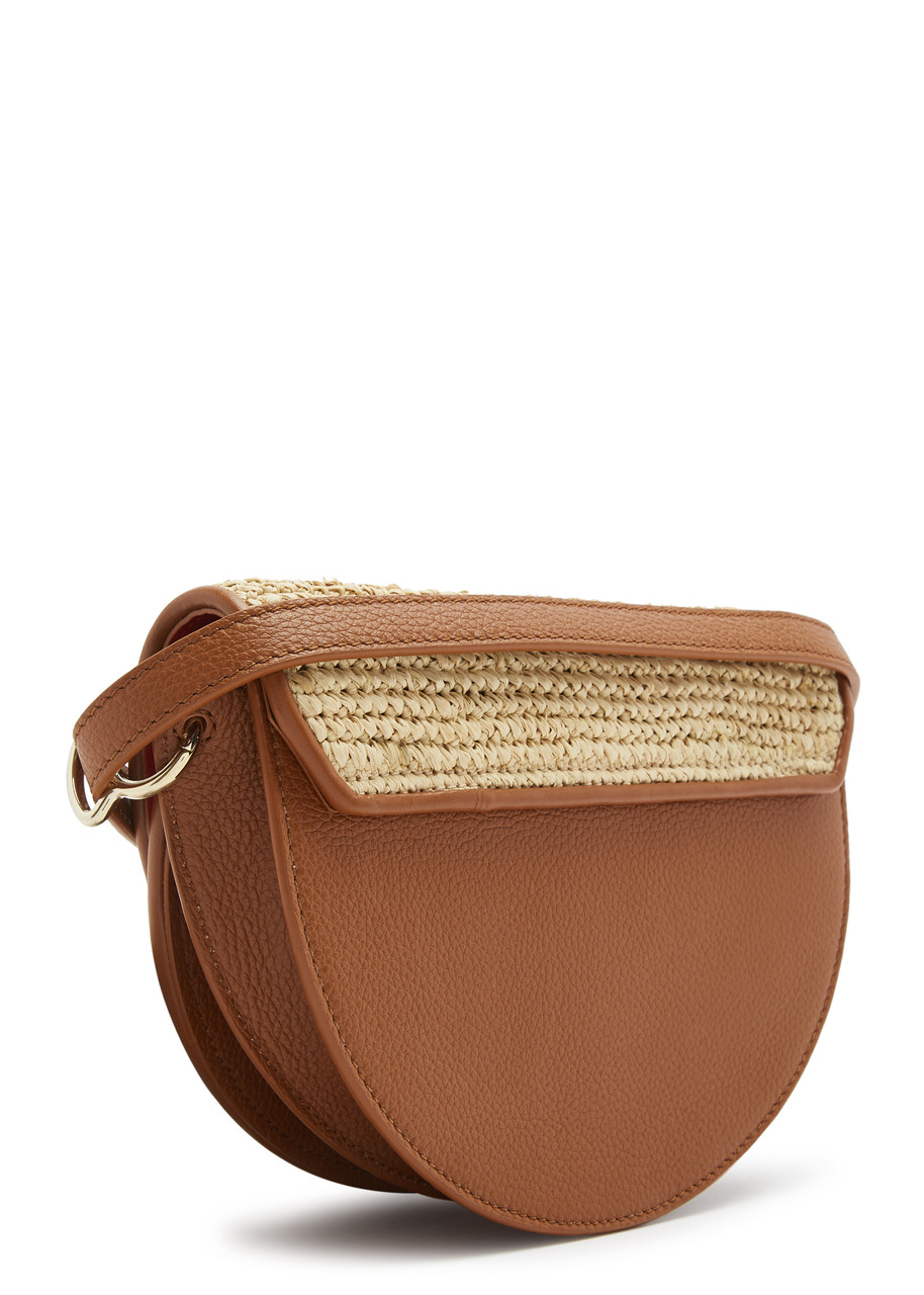 CHRISTIAN LOUBOUTIN CHRISTIAN LOUBOUTIN BY MY SIDE RAFFIA CROSS-BODY BAG