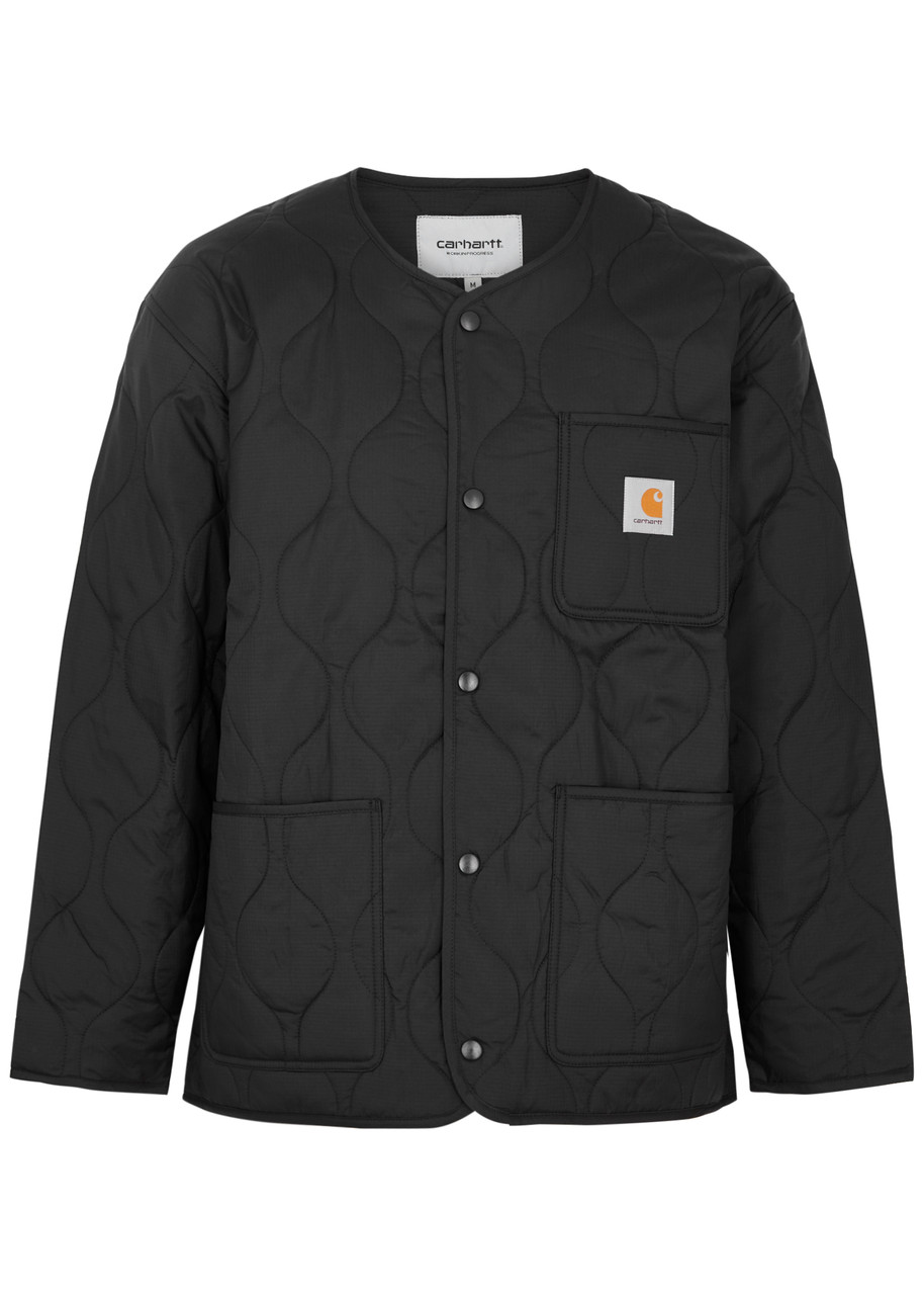 Shop Carhartt Wip Skyton Quilted Shell Jacket In Black