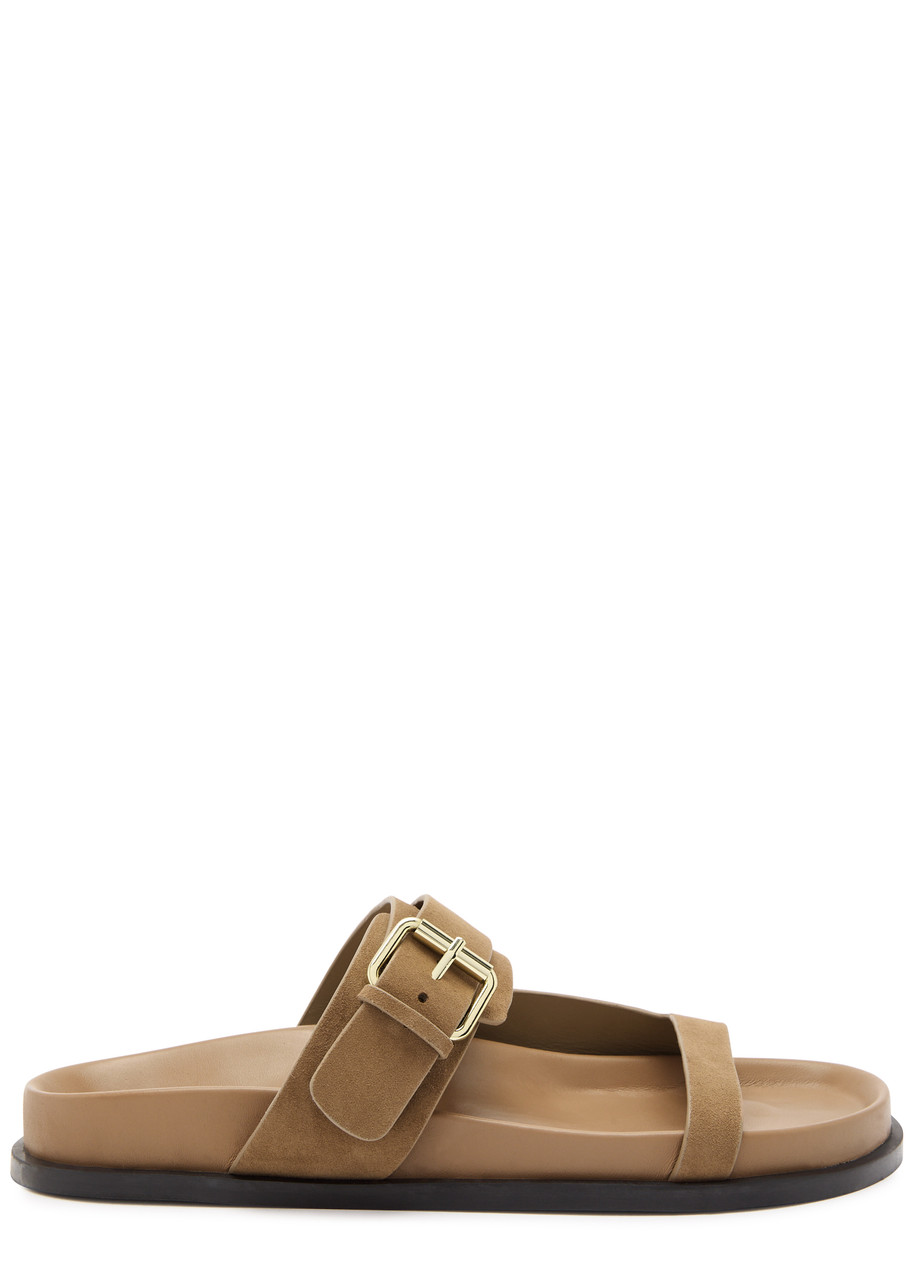 Shop A.emery A. Emery Prince Suede Sandals In Camel