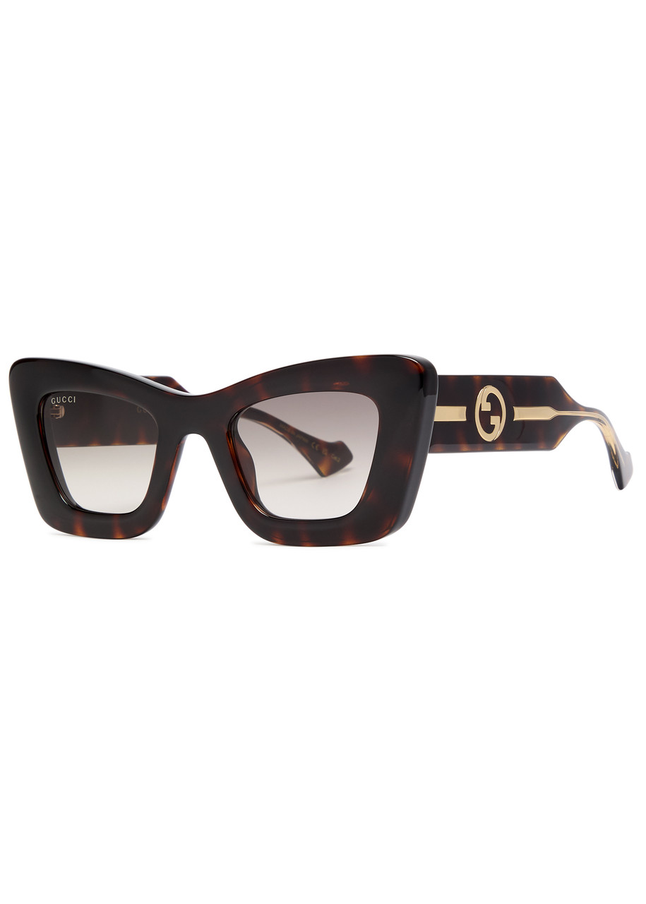 Gucci Cat-eye Sunglasses In Brown