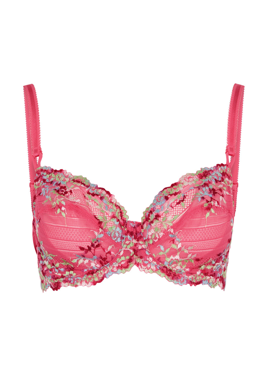 Shop Wacoal Embrace Lace Underwired Bra In Pink