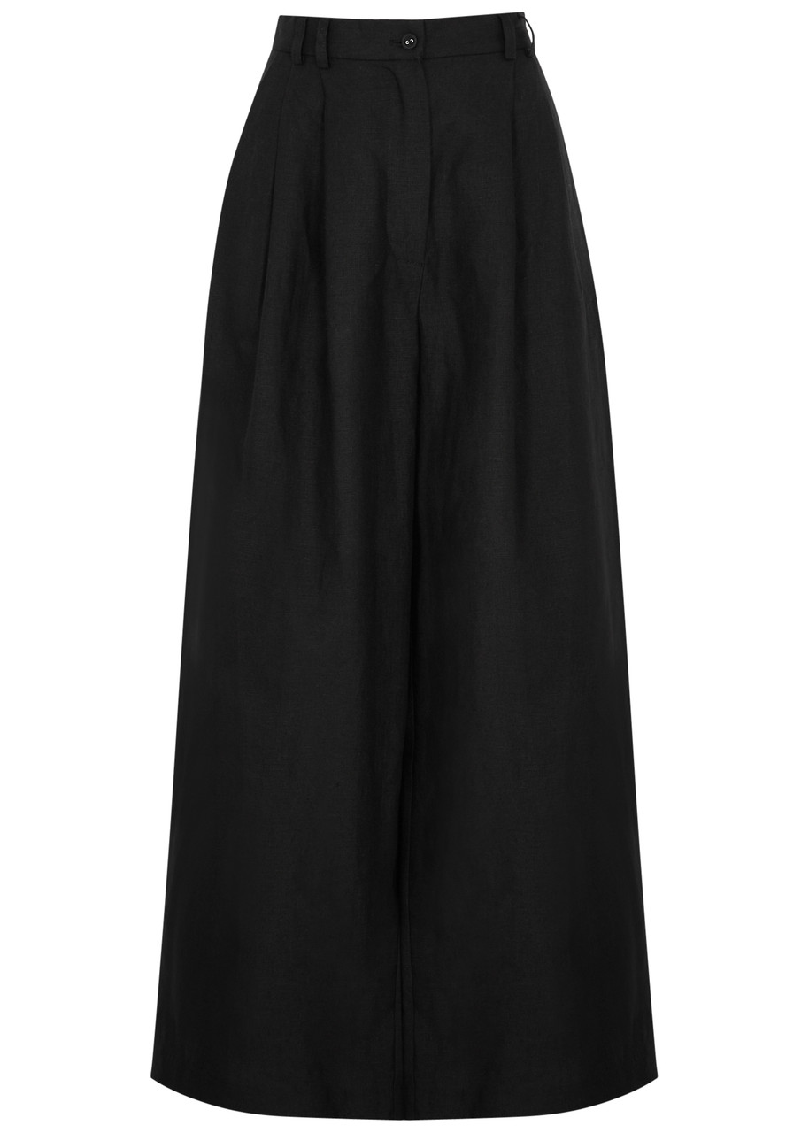 Alma Wide-leg Linen Trousers