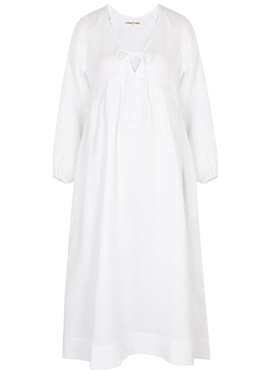 Elda Linen Midi Dress