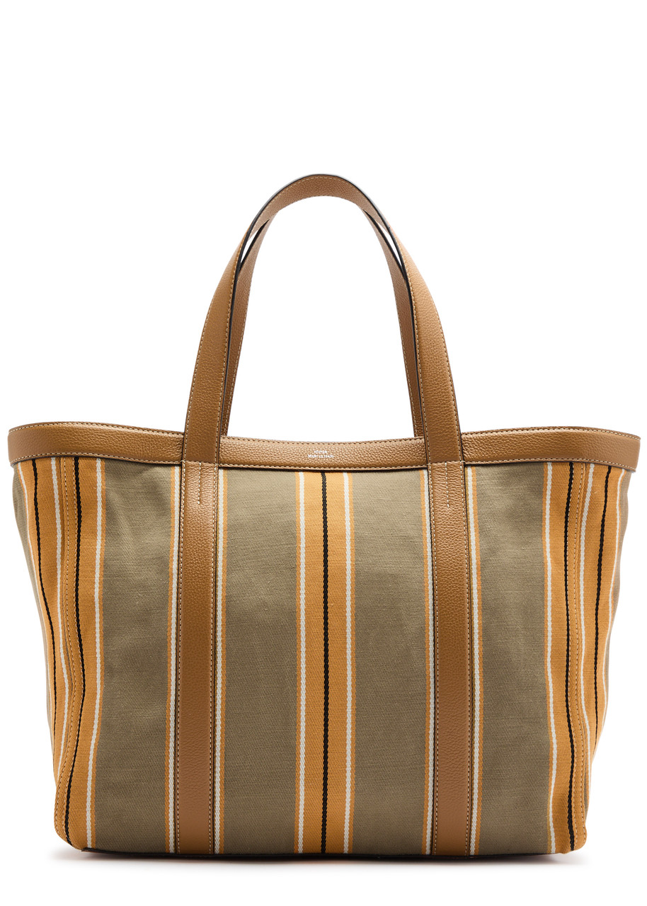 Totême Striped Canvas Tote