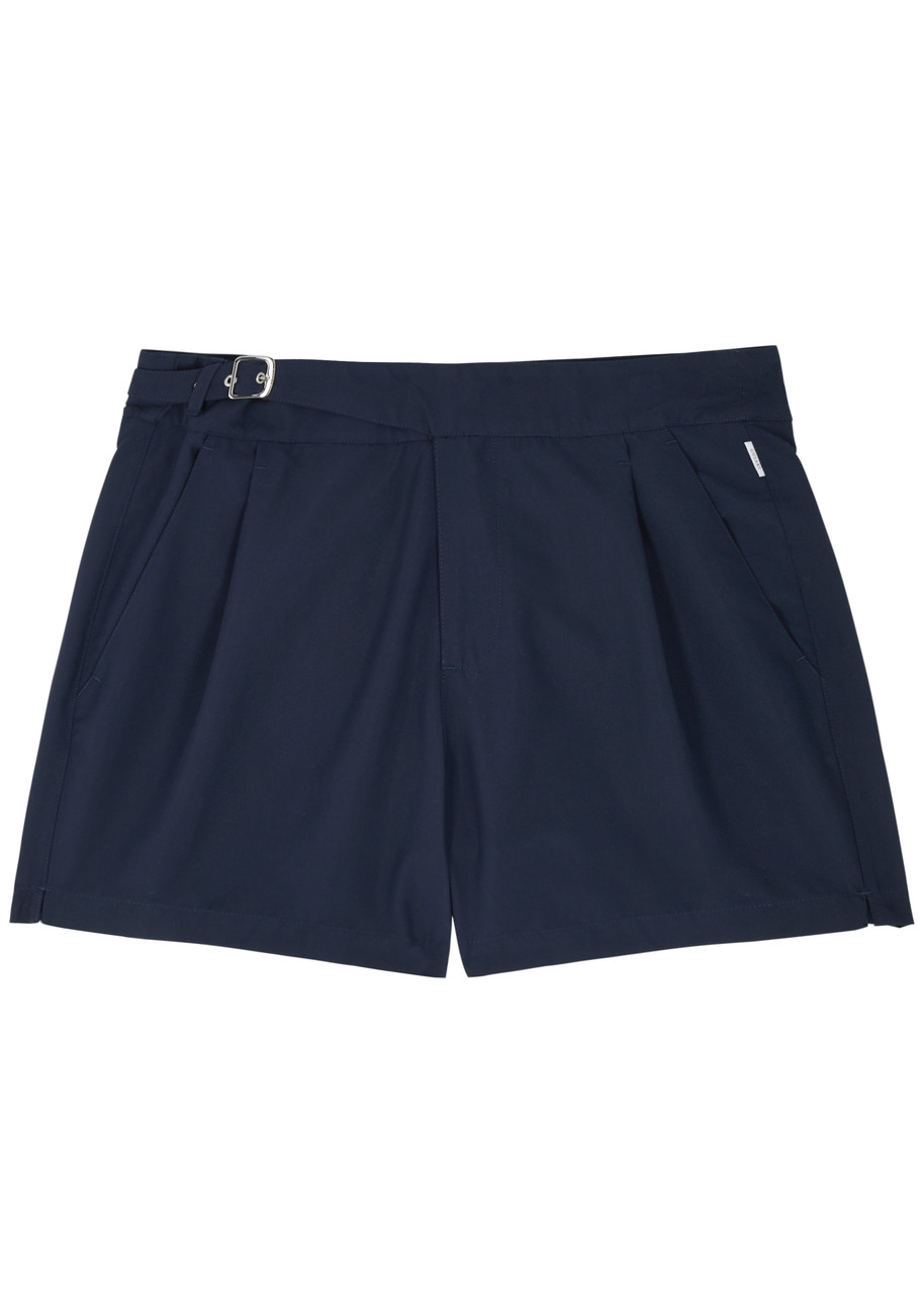 Gusari The London Shell Swim Shorts In Navy