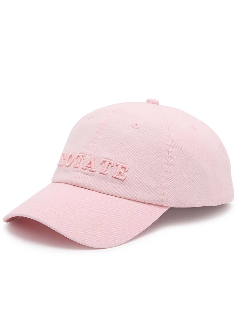  Rotate Sunday Logo-embroidered Cotton Cap - Light Pink - One Size 
