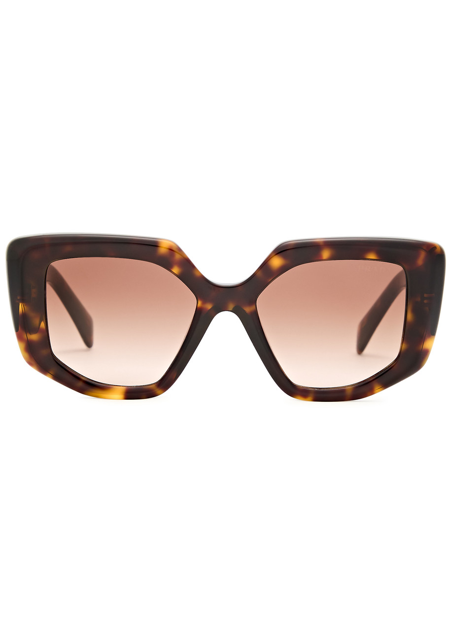 PRADA PRADA SYMBOLE SQUARE-FRAME SUNGLASSES