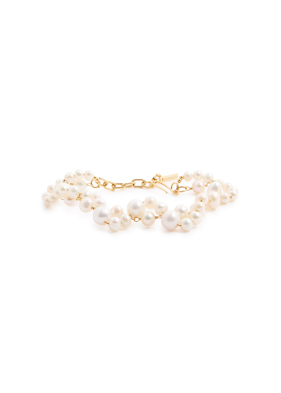 Completedworks Tide Pearl And 18kt Gold Vermeil Bracelet