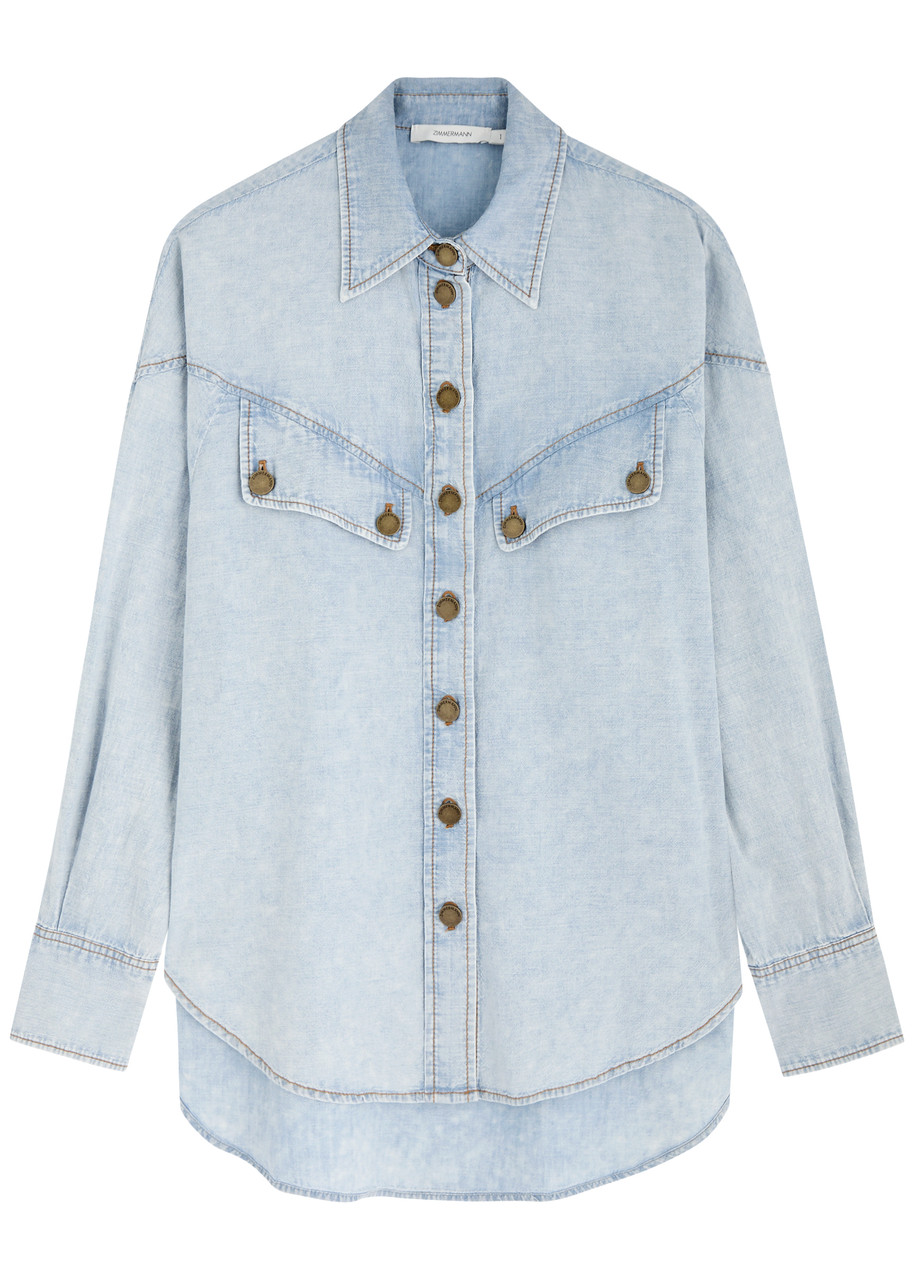 Shop Zimmermann Denim Shirt