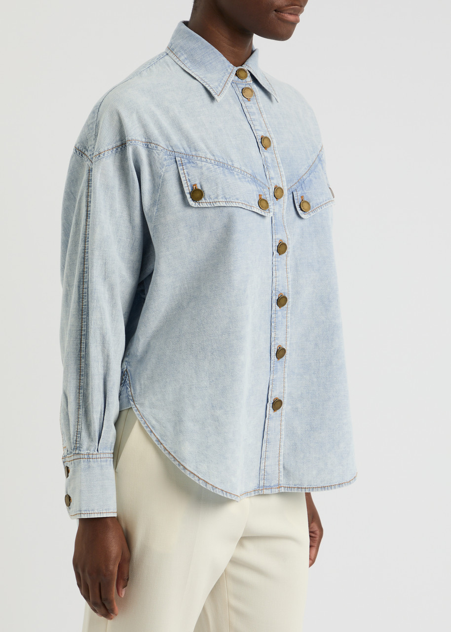 Shop Zimmermann Denim Shirt