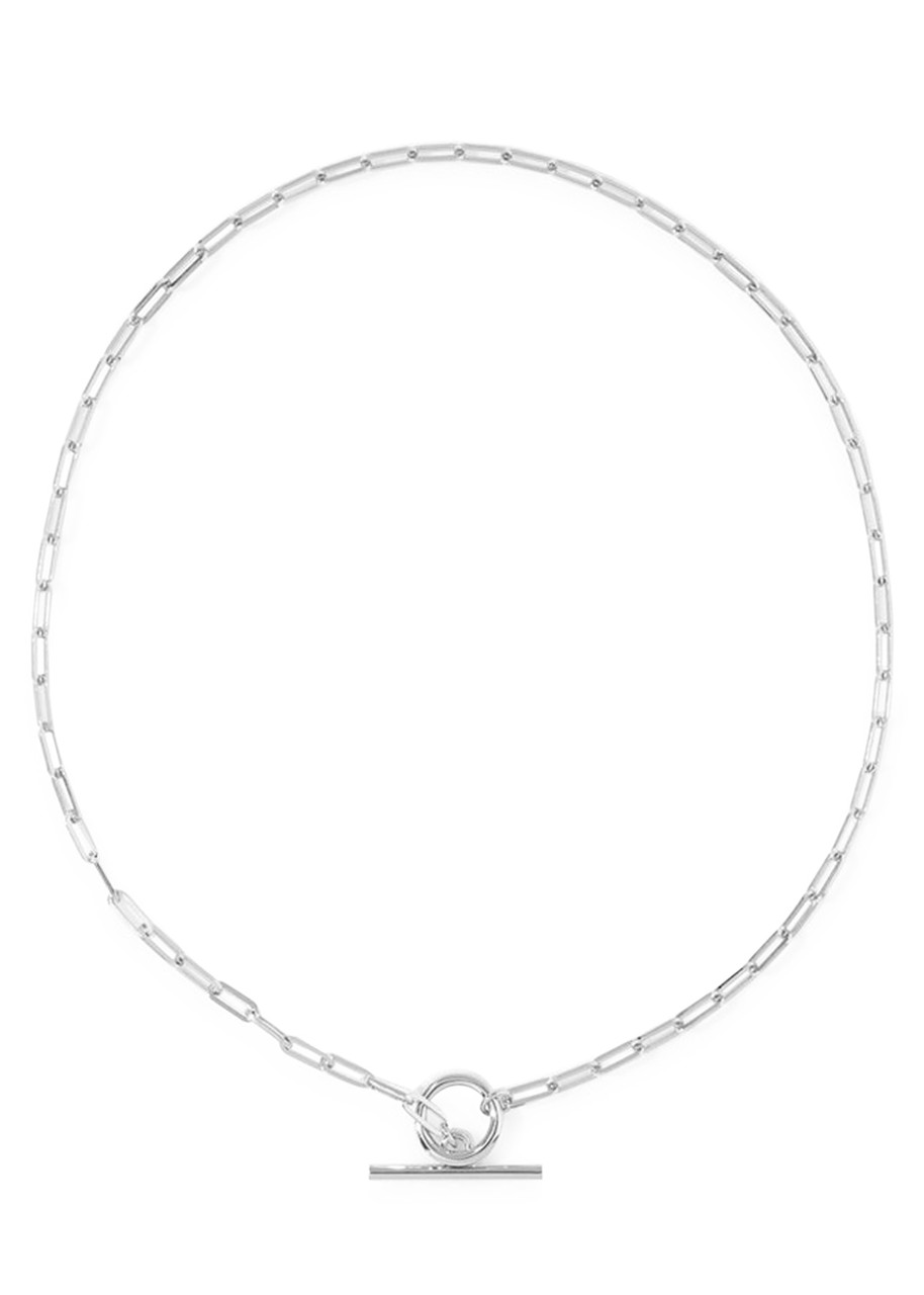 Otiumberg Love Link Sterling Silver Chain Necklace - One Size