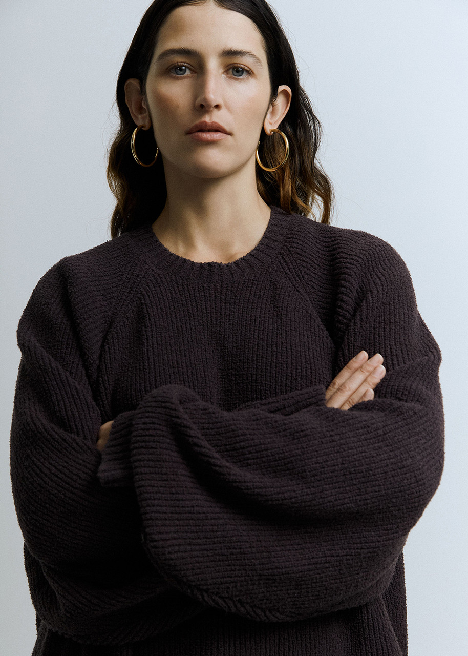 OTIUMBERG OTIUMBERG CHUNKY LARGE 14KT GOLD VERMEIL HOOP EARRINGS