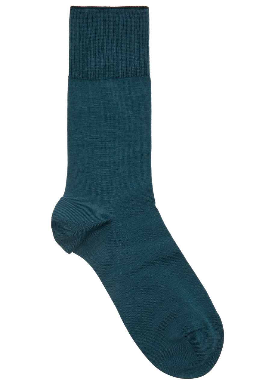 Falke Airport Wool-blend Socks - Green - 4142 (IT41-42)