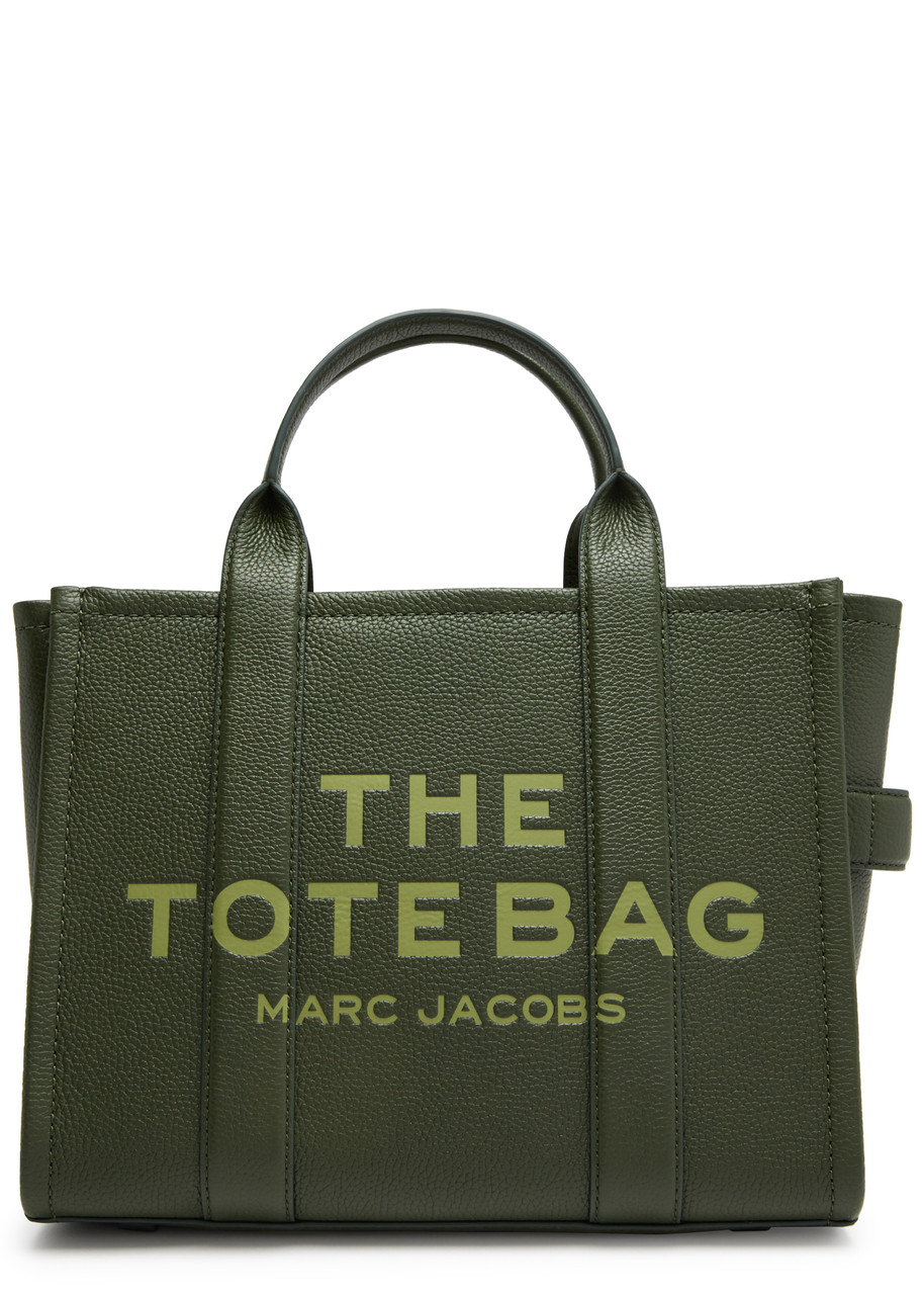 Marc Jacobs The Tote Medium Leather Tote In Khaki
