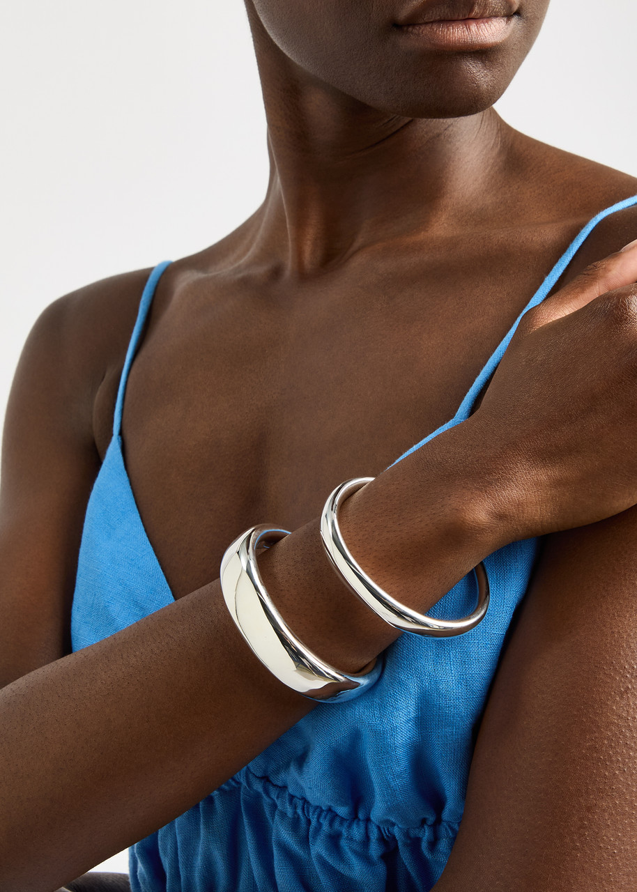  Lie Studio The Emma Sterling Silver Cuff - Xs/s 