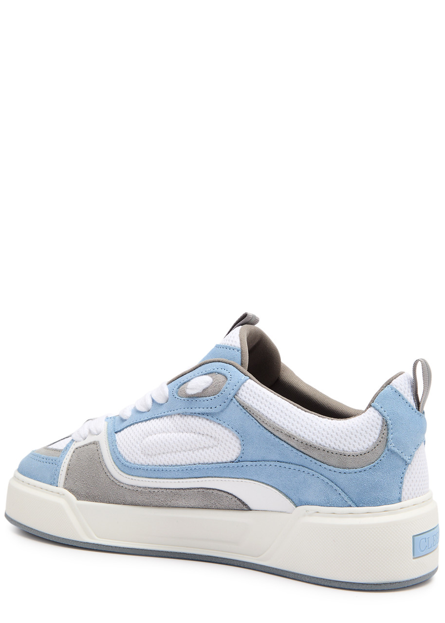 Cleens Essential Skate Panelled Sneakers In Blue