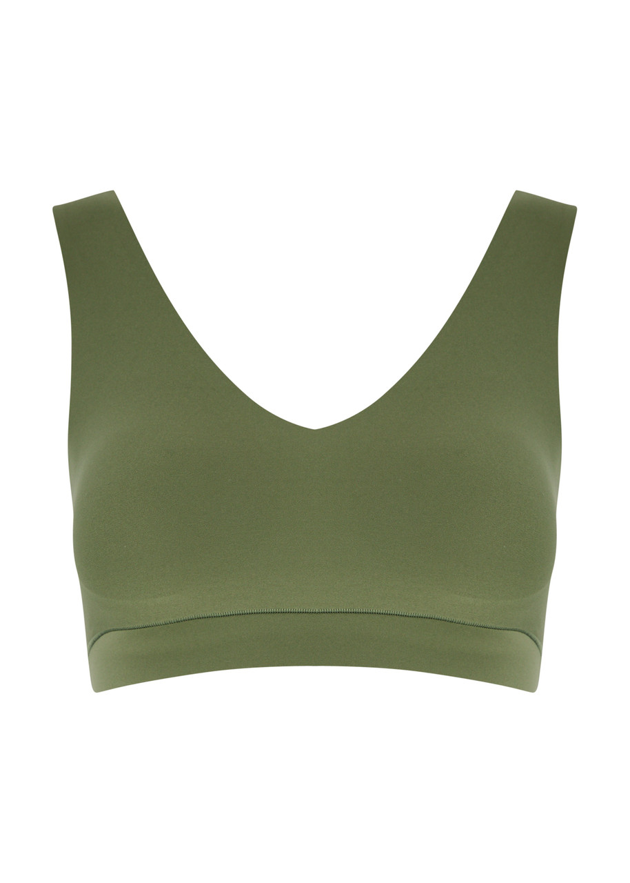 Chantelle Soft Stretch Soft-cup Bra In Green
