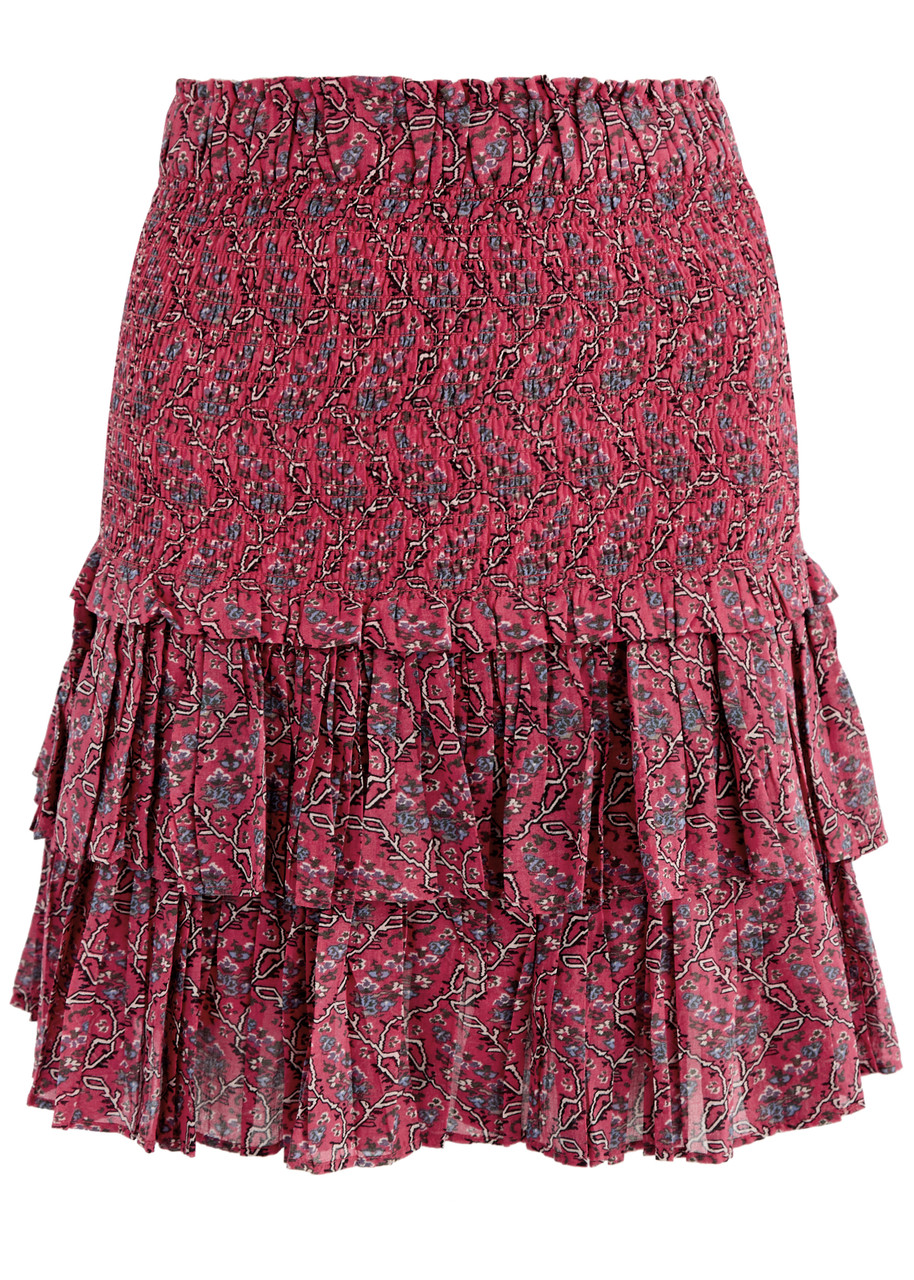 Isabel Marant étoile Naomi Floral-print Cotton Mini Skirt - Pink