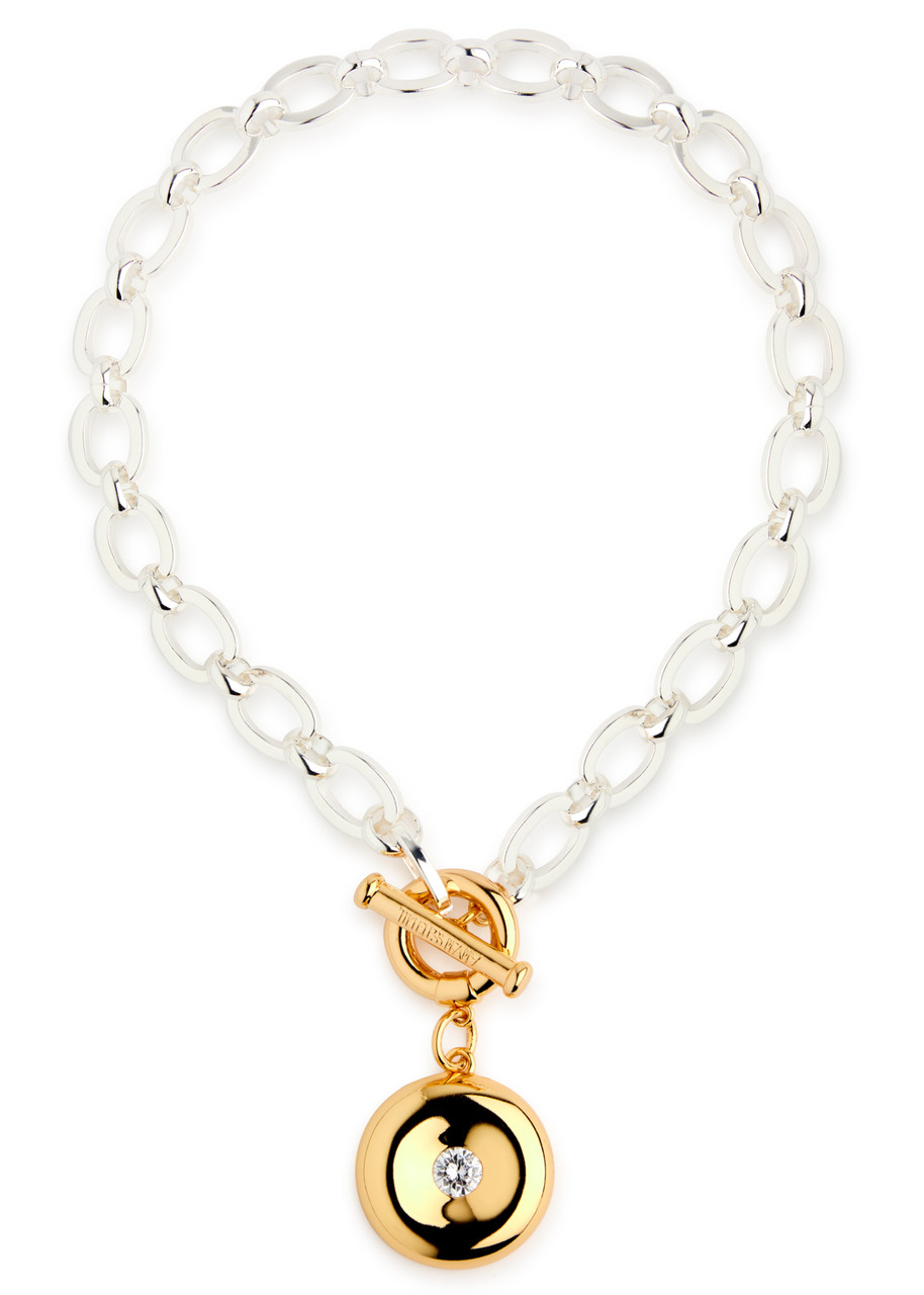 Timeless Pearly 24kt Gold-plated And Silver-plated Chain Necklace