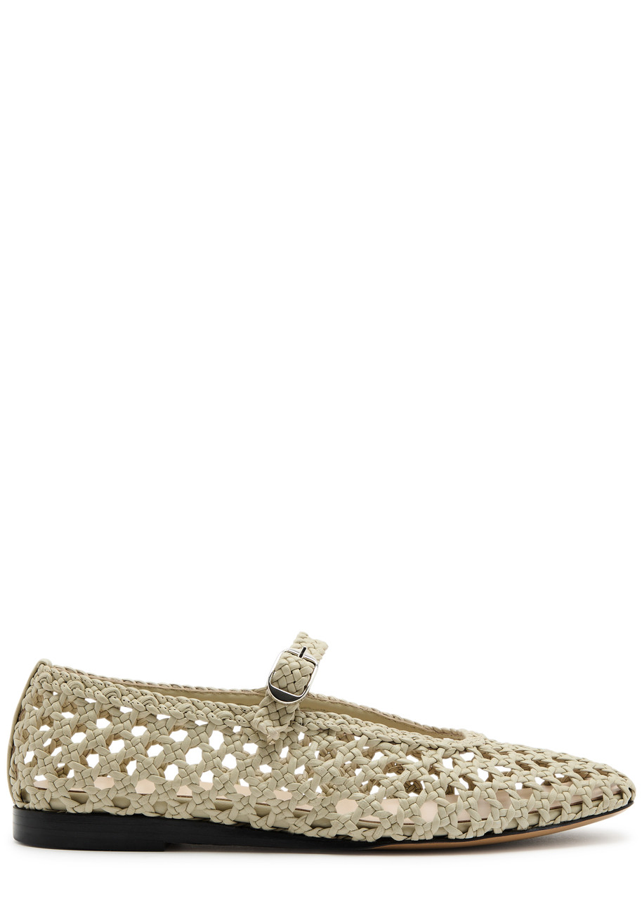 Le Monde Beryl Woman Ballet Flats Off White Size 6 Leather In Ecru