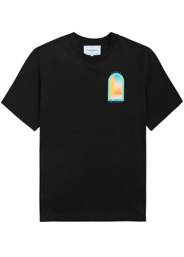 CASABLANCA L'Arc Colore printed cotton T-shirt | Harvey Nichols