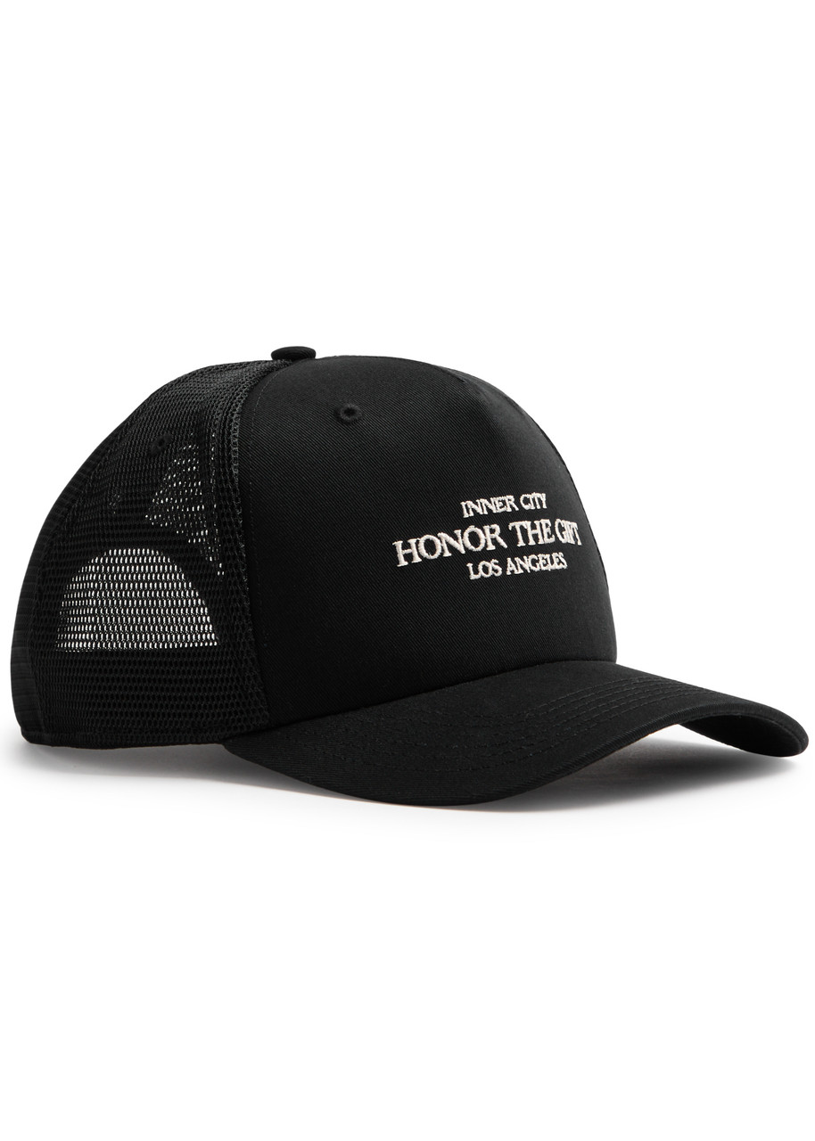Honor The Gift Inner City Mesh and Cotton cap - Black - One Size