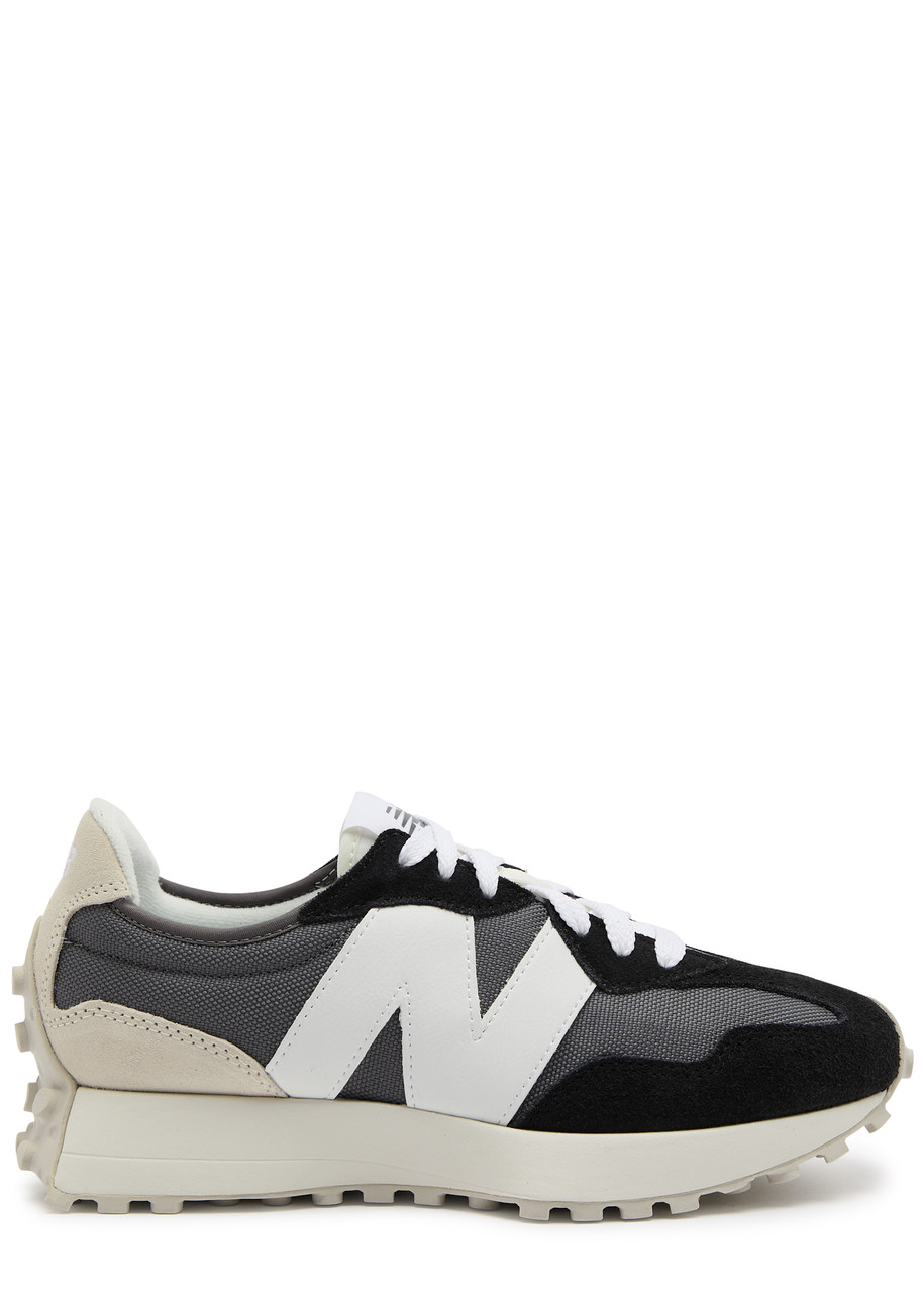 New Balance 327 Panelled Canvas Sneakers - Grey - 5 (IT37.5 / UK4.5)