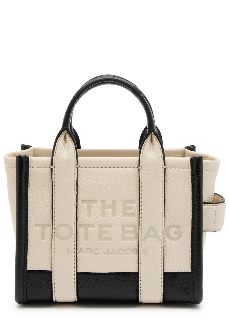 Marc Jacobs The Tote Mini Panelled Leather Tote - Ivory - One Size