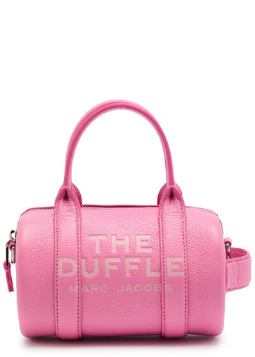 Marc Jacobs The Duffle Mini Leather Top Handle Bag In Pink
